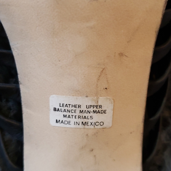 Black strappy slide on heels by Bistro shoes - Picture 7 of 7